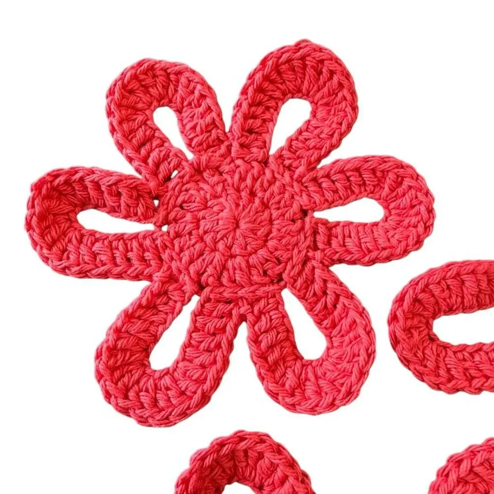 Handmade crochet dish separators - farmhouse cottage core